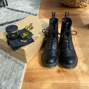 1460 Nappa Leather Lace Up Boots